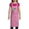 Fabulous Kids' Kitchen Apron, 2 Pockets, Pink view 2