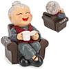 Large Funny Grandma Money Box with Personalized Name, 14 cm view 1