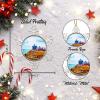 Detroit, USA City Christmas Tree Ornament, Michigan Souvenir Snowflake view 2