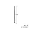 siwitec Wagner Finishing Nails, Countersunk Head, Bright, 2.5 x 60 mm, 1 kg view 2