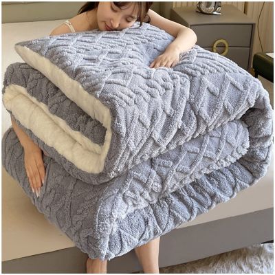 ZTGL Soft Flannel Microfiber Quilted Blanket, Warm Winter Blanket, 150 x 200 cm/3 kg