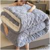 ZTGL Soft Flannel Microfiber Quilted Blanket, Warm Winter Blanket, 150 x 200 cm/3 kg view 1
