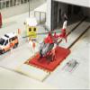 Faller H0 EC135 Air Rescue Helicopter Model, 1:87, 131020, Red and White view 2