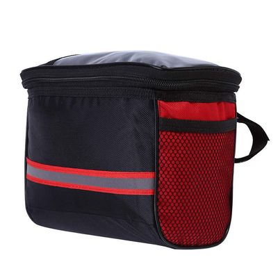 Leeadwaey Bicycle Handlebar Bag, Waterproof, Orange