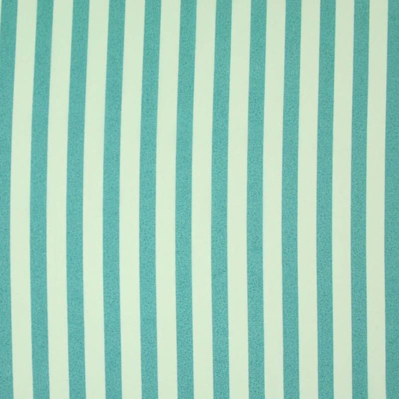 Candy-Striped Pinstripe Printed Crêpe Polyester Dress Fabric