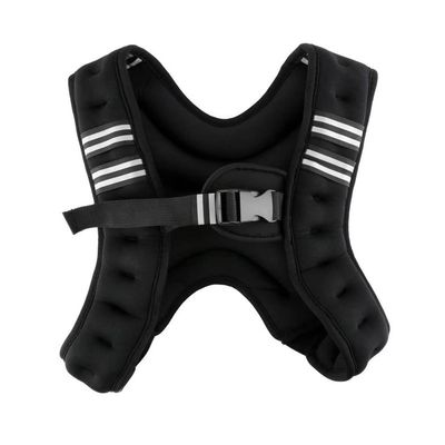 POKEAT 3 kg Running and Training Weight Vest with Reflective Stripe, Black