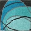 REDBEST Lynn Turquoise Bath Mat, 50 x 80 cm view 1