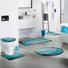 REDBEST Lynn Turquoise Bath Mat, 50 x 80 cm view 2