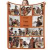 Personalized Photo Collage Blanket, Soft Custom Throw, 180 x 200 cm view 1