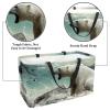 Rectangular Shopping Basket with Polar Bear Pattern view 2