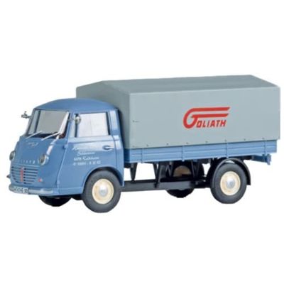 66028 Goliath Express 1100 Flatbed Truck with Tarpaulin, Helmuth Erdel