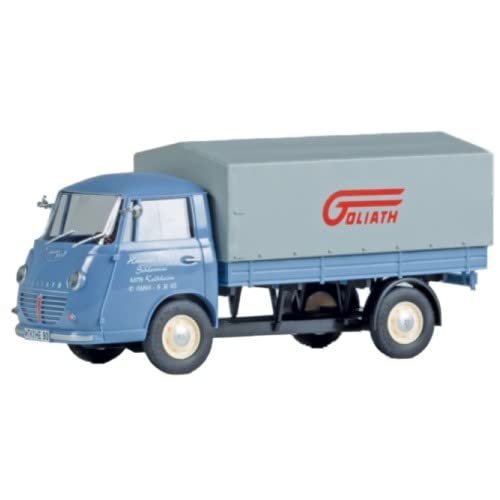 66028 Goliath Express 1100 Flatbed Truck with Tarpaulin, Helmuth Erdel