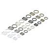 KENNA 10 Sets (20 Pcs) Metal Bra Strap Adjuster Buckles, Sliders, Rings & Clips view 2