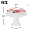 Round Drawer Pulls, Sea Life, Coral and Starfish Cartoon Pattern, White, 12-Pack view 4