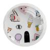 12 White Round Pine Summer Anime Cabinet Knobs view 2