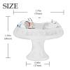 12 White Round Pine Summer Anime Cabinet Knobs view 4