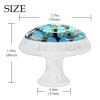 12 White Round Skull Cabinet Knobs view 4