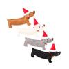 Artibetter 12-Piece Felt Dachshund Christmas Ornament Set view 1