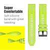 GANYUU Quick-Release Silicone Watch Band for Garmin Fenix 7X/7/6X/6/5X/5/3/3HR/935/S60/MK1, 22 mm, Sea Blue view 3
