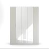 Rauch Möbel Quadra-Spin Pure Wardrobe, Silk Gray, 226 cm Wide view 3