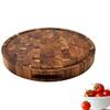 Wresetly Round Wooden Cutting Board, Thick Butcher Block view 4
