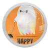 Cartoon Halloween Ghost Crystal Glass Cabinet Knobs, Glow-in-the-Dark, 4-Pack view 1