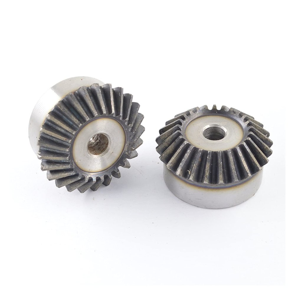 2 Mod 20T 90° Bevel Gear, 8/10/12/14/15/16 mm Bore, 1:1, Hardened Teeth