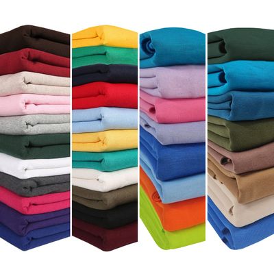 Sweatshirt Fabric with Matching Rib Knit Trim; Hoodie Jersey with Brushed Fleece Backing by Neotrims UK [Bottle Green, 1 m Fabric + 1/2 m Rib Combo]