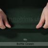 Sweatshirt Fabric with Matching Rib Knit Trim; Hoodie Jersey with Brushed Fleece Backing by Neotrims UK [Bottle Green, 1 m Fabric + 1/2 m Rib Combo] view 4