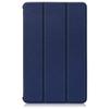 XFDSFDL Case for Samsung Galaxy Tab S6 Lite P613/P619 2022 (10.4-inch), Ultra-Thin PU Leather Flip Cover with Cass Pattern, Tri-Fold Stand, Auto Wake/Sleep, Dark Blue view 3
