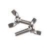 M6 M8 M10 DIN 304 Hand-Tightening Screws, Stud Bolt Claw, A2-70 Stainless Steel, M6/M8/M10 × 10/12/16/20/25 (Size: M8 × 40, 2 pcs) view 1