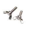 M6 M8 M10 DIN 304 Hand-Tightening Screws, Stud Bolt Claw, A2-70 Stainless Steel, M6/M8/M10 × 10/12/16/20/25 (Size: M8 × 40, 2 pcs) view 2