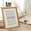 Papierschmiede Personalized Couple Poster with Names, A3 (30 x 42 cm), Optional Frame, Romeo & Juliet Wedding or Anniversary Gift view 2