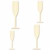 Wooden Sparkling Wine Glass Shape for Décor and Crafts, 5–50 cm view 2
