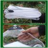 HUHJYUGE Transparent PVC Tarp with Eyelets, 1.2 x 2 m view 4