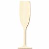 Wooden Champagne Flute for Crafts and Décor, 5–50 cm view 1