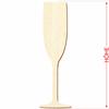 Wooden Champagne Flute for Crafts and Décor, 5–50 cm view 3