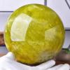 JUIYU Natural Quartz Crystal Stone, Yellow Crystal Ball (90–100 mm) view 4