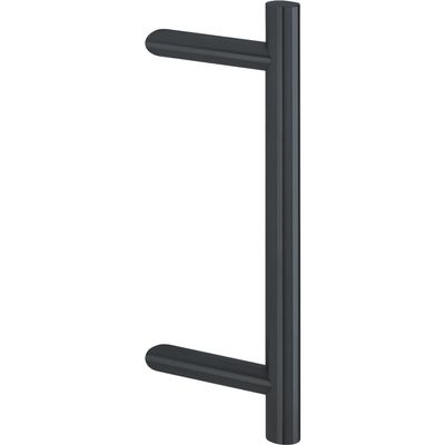 HOPPE E5012 Pull Handle, 400/300 mm, Matte Black Stainless Steel