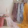 MOLUO Cotton Gauze Table Runner for Wedding Party Decor view 4