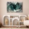 decomonkey African Lion Canvas Wall Art 120 x 80 cm view 4