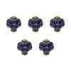 Faotup 5-Pack 3.4 cm Purple Pumpkin Ceramic Knobs view 1