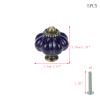 Faotup 5-Pack 3.4 cm Purple Pumpkin Ceramic Knobs view 2