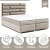 Best For Home Trinity K-5 Box Spring Bed with Storage, Mattress and Topper view 3