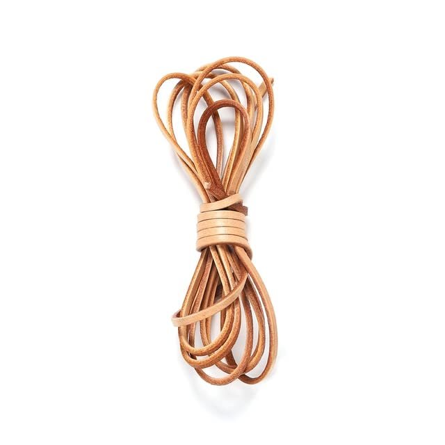 DINGDE 2 m/Lot Flat Genuine Cow Leather Cord, 2/4/6/8/10 mm Wide, for DIY Jewelry Making