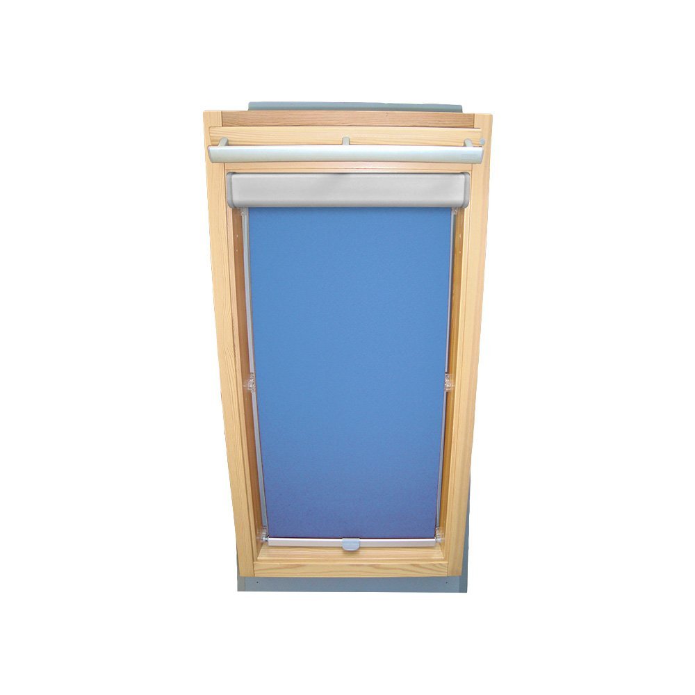 Privacy Roller Blind for VELUX Skylights, Type VK/VE/VS, 045 Type I, Medium Blue