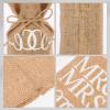 Alipis 8-Piece Retro Burlap Wine Bottle Bags for Weddings and Parties view 4