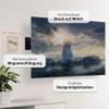 Official Displate The Witcher Metal Poster, Magnetic Mounting Included, Licensed Wild Hunt Concept Art – Tower, 67.5 × 48 cm view 3