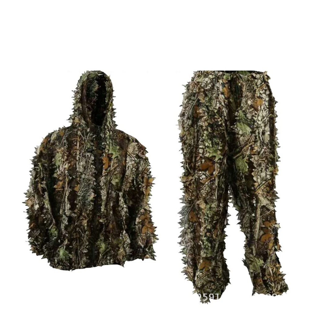 MJZYP Hunting Ghillie Suit, 3D Bionic Design, Jacket and Pants