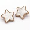 THCBD 12-Piece 30 mm Vintage Star Gold Metal Dress Buttons view 1